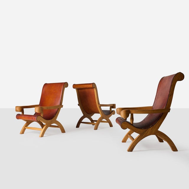 1940s Butaque Arm Chairs Attributed to Clara Porset - A Pair For Sale In San Francisco - Image 6 of 14
