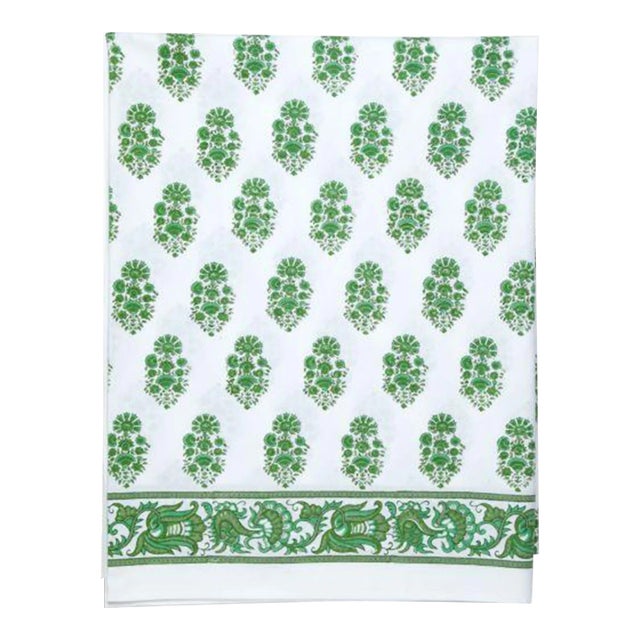 Riya Full Bed Green Fitted Sheet For Sale