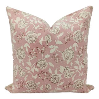 Fabdivine Indian Block Print Cushion Cover 18x18 Inch Thick Cotton-Rameshwaram For Sale