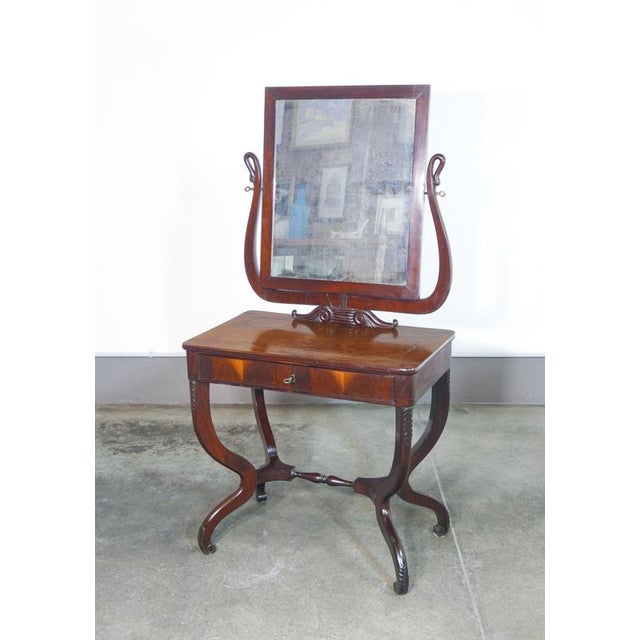 Charles X Dressing Table with Drawer For Sale - Image 13 of 18