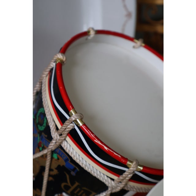 Vintage English Royal Marines Eiir Regimental Drum Ice Bucket For Sale - Image 18 of 18