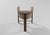 Agnes Bar Stool in Walnut and Teal Wool Fabric by Javier Gomez For Sale - Image 4 of 6