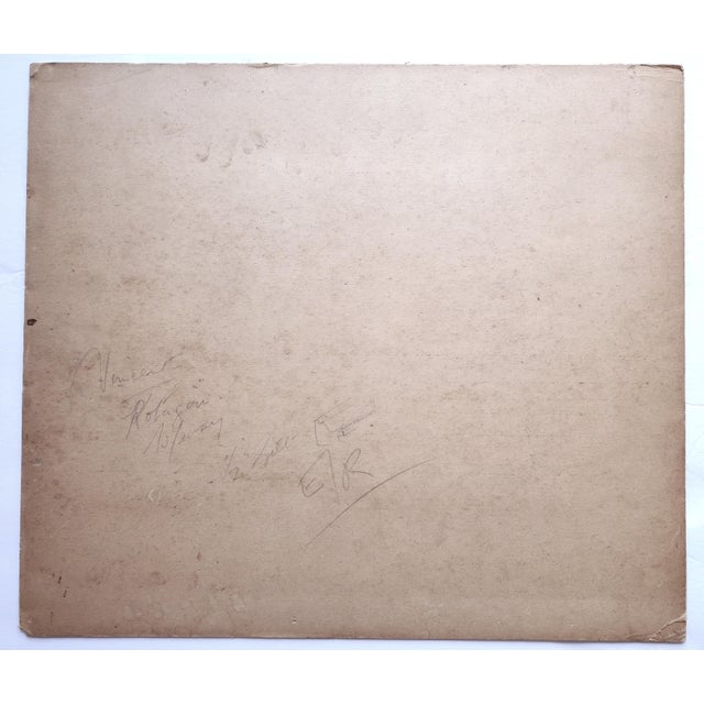 This is an original watercolor painting on paper, sized 12 inches x 9 inches, unframed. The colors are still bright and...