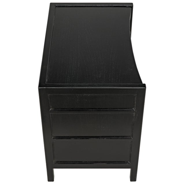 NOIR Hampton Side Table, Hand Rubbed Black For Sale In Los Angeles - Image 6 of 9