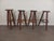 Brutalist Wood Stools, 1950s, Set of 4 For Sale - Image 18 of 18