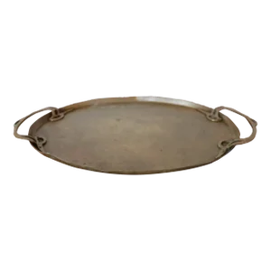 Arts & Crafts Hand-Hammered Brass Tray