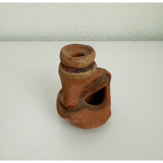 Biomorphic Studio Pottery Vase For Sale - Image 4 of 6