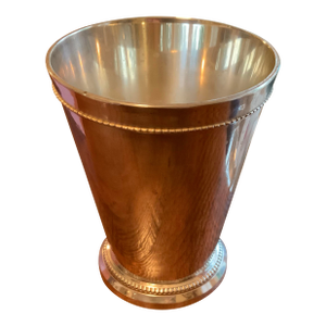 Silverplate Mint Julep Cup, a Southern Vintage Barware Classic - Great for Palm Beach Regency Bar Cart, Dressing Table Accent or Traditional Vase
