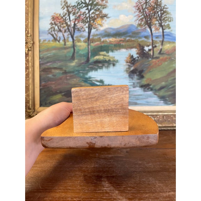 Mid-Century Modern Vintage Heritage Myrtle Wood Cat Silhouette Sculpture - Coos Bay, Oregon For Sale - Image 3 of 8