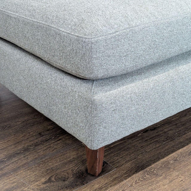 Textile Interior Define Sloan Modern Gray Sectional Sofa With Chaise For Sale - Image 7 of 9