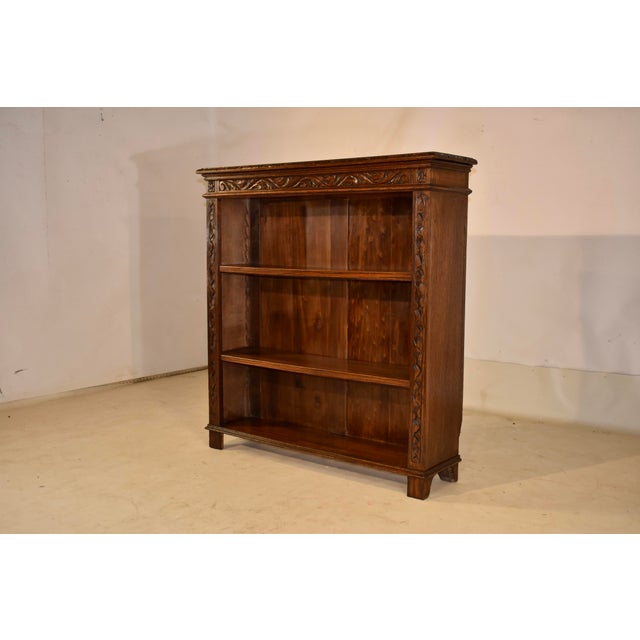 Late 19th Century French Oak Bookcase For Sale - Image 4 of 9