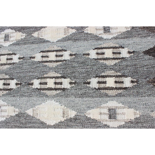 Large Modern Scandinavian/Swedish by Keivan Woven Arts 10' X 14' For Sale - Image 9 of 13