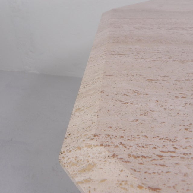 Mid-Century Travertine Dining Table, 1970s For Sale - Image 12 of 18
