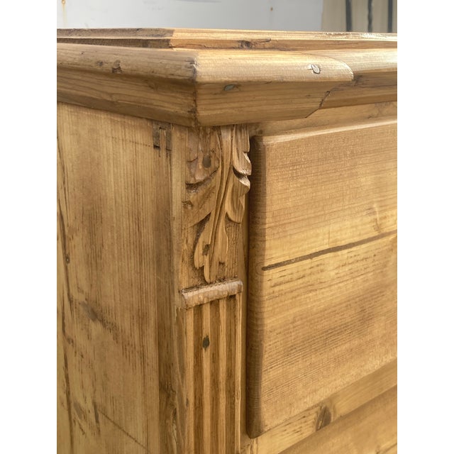 Pine Chest of Four Drawers For Sale - Image 13 of 13