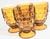 Sweet golden honey drizzled into honeycombed goblets, in these beautiful amber lowball sized goblets. Hit the pictures,...