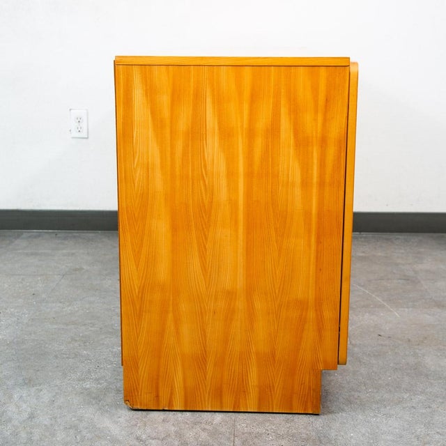 Mid-Century Modern Mid Century Danish Modern Credenza Dresser Cabinet 6 Drawers Blonde Canadian MCM For Sale - Image 3 of 12