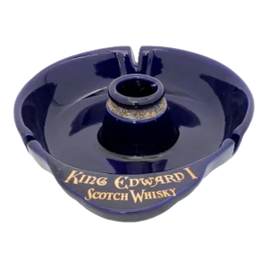Midcentury King Edward I Scotch Whisky Pub Match Striker Ashtray