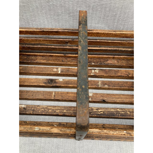 Vintage British Wood Slate and Metal Box Queen Sq London For Sale In New York - Image 6 of 12