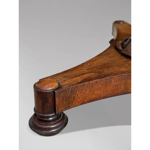 Antique William IV Rosewood Centre Table, 1830 For Sale - Image 10 of 13
