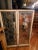 Wood Pair of Early 20th Century Leaded and Textured Glass Cabinet Doors / Windows For Sale - Image 7 of 11