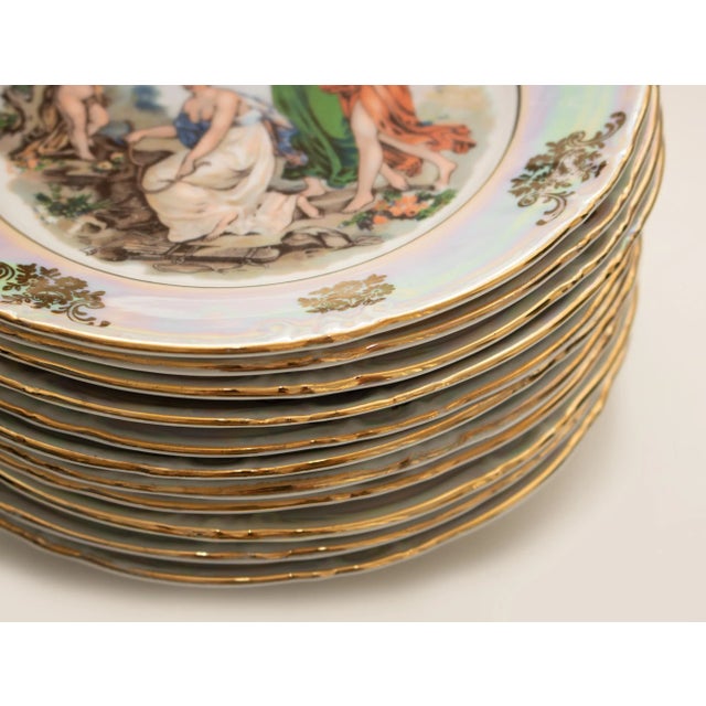 1970s Kahla 22k Gold German Porcelain Dinner Set- 13 Pieces For Sale - Image 12 of 12