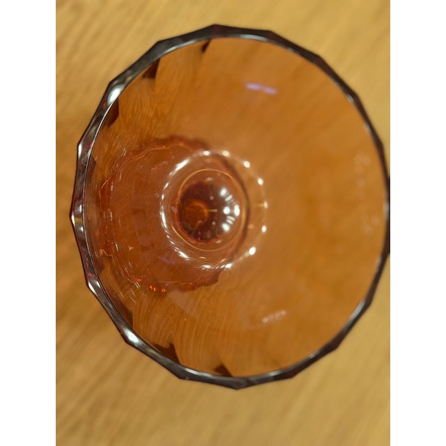 Josef Hoffmann Hoffmann Facet-Cut Pedestal Bowl For Sale - Image 4 of 5