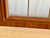 Vintage 70s Pair of Walnut and Convex Leaded Clear Glass Cabinet Doors For Sale - Image 18 of 18