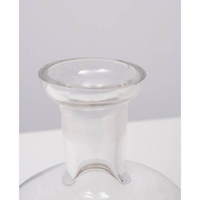 Hand Blown Leather Rapt Whiskey Bottle by Krosno, Poland, 2000 For Sale - Image 6 of 10