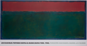 Red Over Green Poster after Mark Rothko
