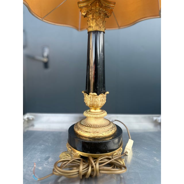1960s Empire Marble Table Lamp, 1960s For Sale - Image 5 of 8