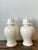 Late 20th Century Vintage Glazed Ceramic Lidded Urns - A Pair For Sale - Image 5 of 12