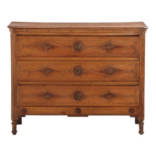 French Provincial Oak Commode, C. 1800 For Sale