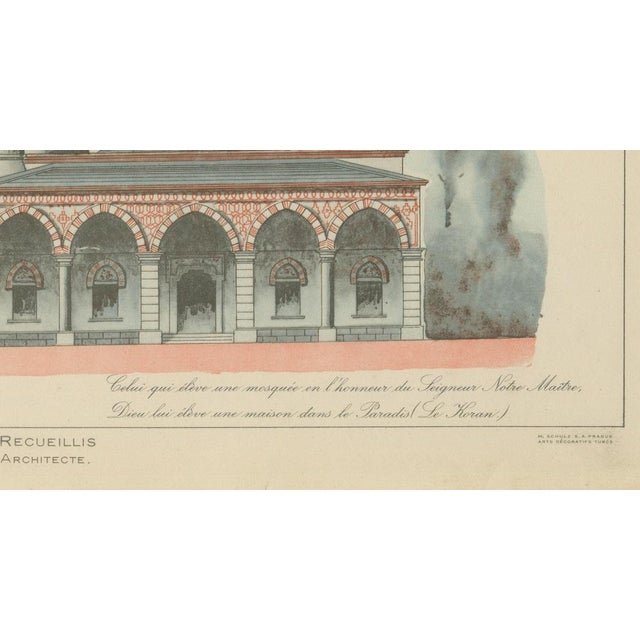 Paper Alexandre M. Raymond, Yeşil Djami & Sultan Murad Mosque, Bursa, 1924, Paper For Sale - Image 7 of 9