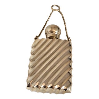 Sterling Silver Gilt Scent Bottle by Sampson Mordan, London ,1889 For Sale