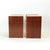 Brown Square Bedside Tables in Mahogany, Czechoslovakia, 1970s, Set of 2 For Sale - Image 8 of 14