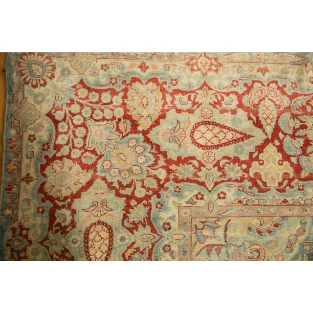 Vintage Distressed Kashan Carpet - 11'10" x 15'10" For Sale - Image 12 of 13