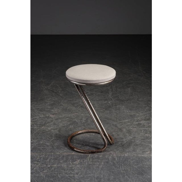 Modernist Stool, Netherlands, 1940s For Sale - Image 12 of 12