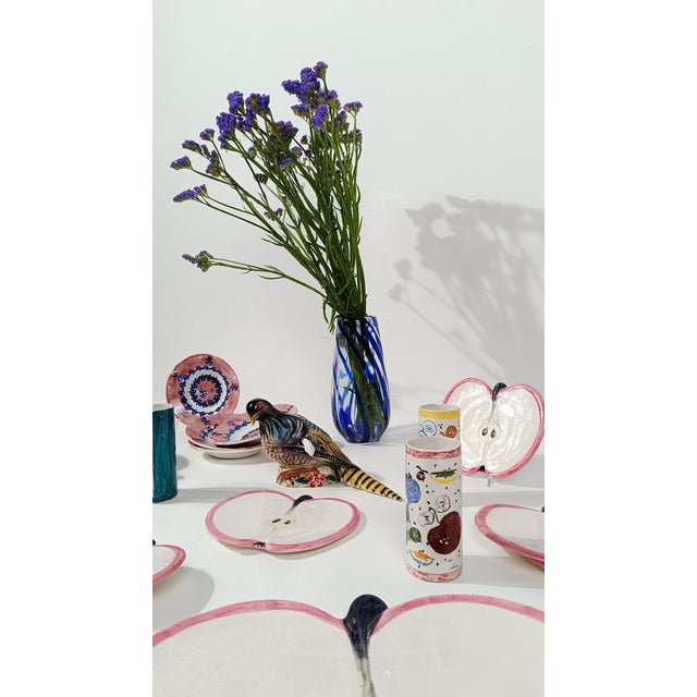 1950s Vintage Pheasant Gravy Boat in Hand-Painted Ceramic, Italy, 1950s For Sale - Image 5 of 18