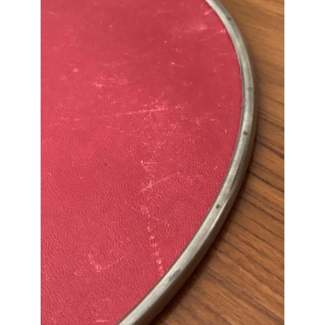 Mid-Century French Round Barbers Mirror, 1950s For Sale - Image 14 of 18