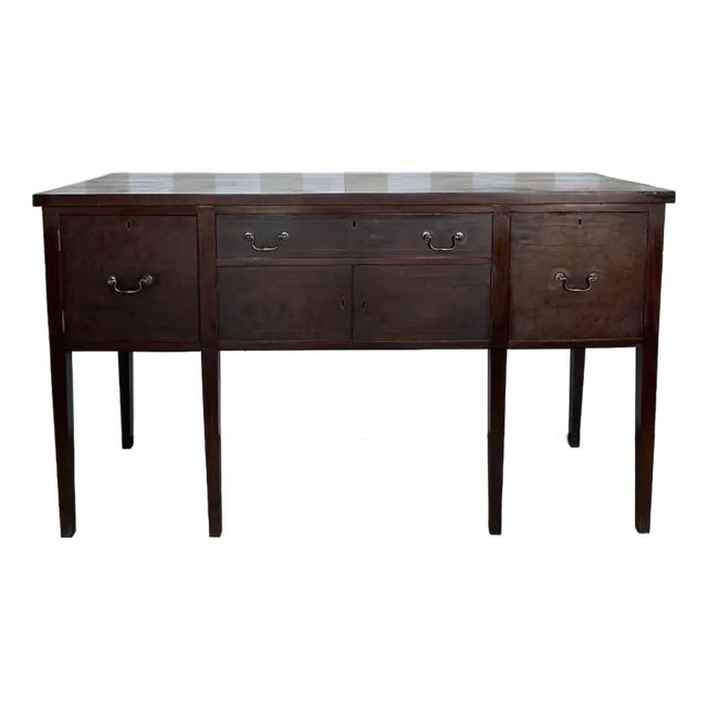Fine 19th Century American Federal Period Mahogany Sideboard For Sale