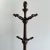 Burnt Umber Early 20th Century Ball and Stick Hand Turned Oak Coat & Hat Rack For Sale - Image 8 of 15