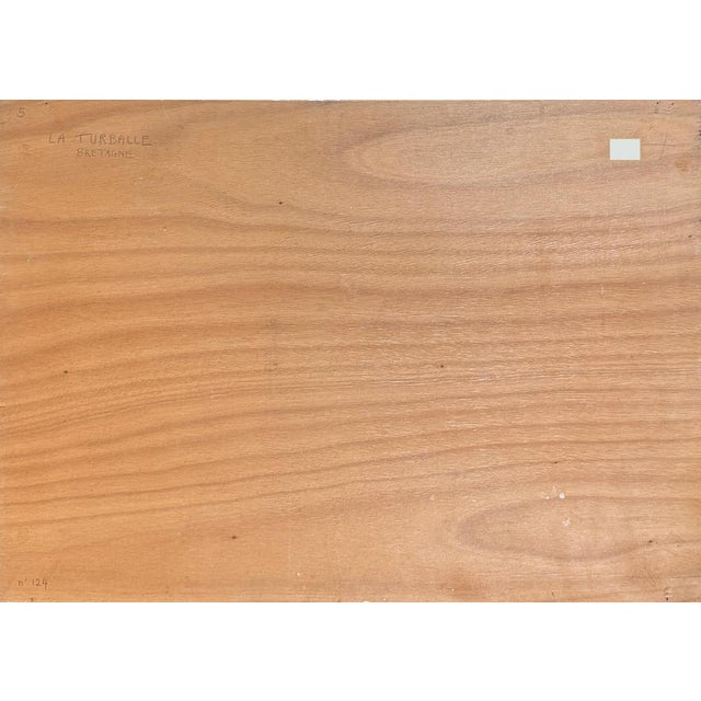 Claude Sauthier, La Turballe, Brittany, Oil on Wood, 1970s For Sale - Image 11 of 12