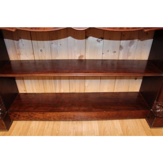 Large 19th Century Mahogany Veneer Console Table For Sale - Image 6 of 11