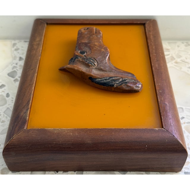 Hand-Carved Wooden Horse Head Box For Sale - Image 4 of 6