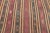1950s Turkish Southwestern Red Striped Hand Knotted Cicim Kilim Rug For Sale - Image 12 of 13