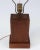 Handmade Primitive Moderne Folk Art Skyscraper Lamp Walnut Mid Century For Sale - Image 10 of 13