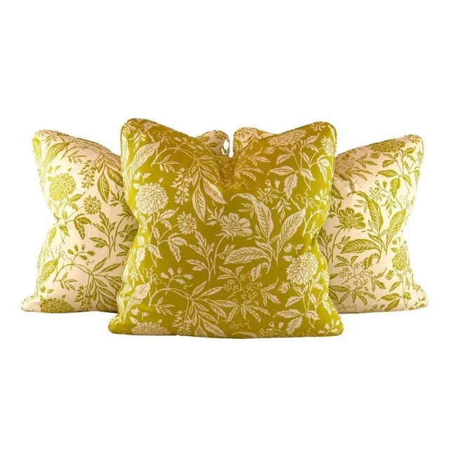 Premier Prints MM Designs Brown, Green & Ivory Awning Pin Ticking Stripe Pillow Covers - a Pair For Sale In Jacksonville, FL - Image 6 of 8