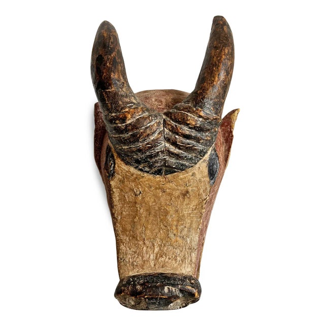 Antique Mangbetu Buffalo Mask For Sale - Image 4 of 12