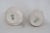 Mid 20th Century Belleek Ireland Porcelain Sugar and Creamer Pair Yellow Ribbon Pattern 4484b For Sale - Image 14 of 16
