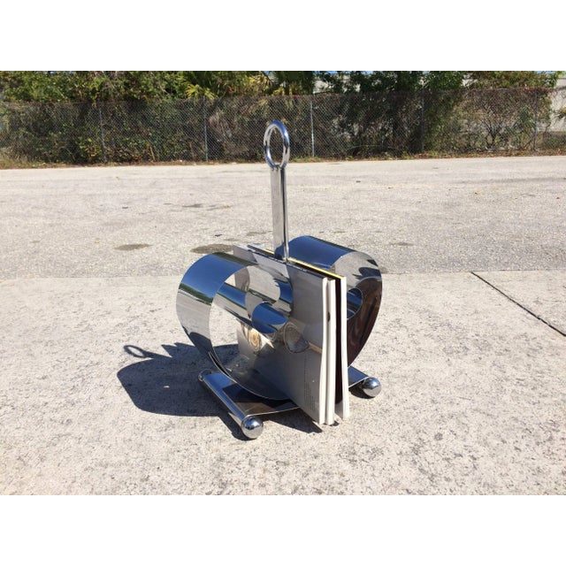 1930s Norman Bel Geddes Art Deco Magazine Rack For Sale In Miami - Image 6 of 11